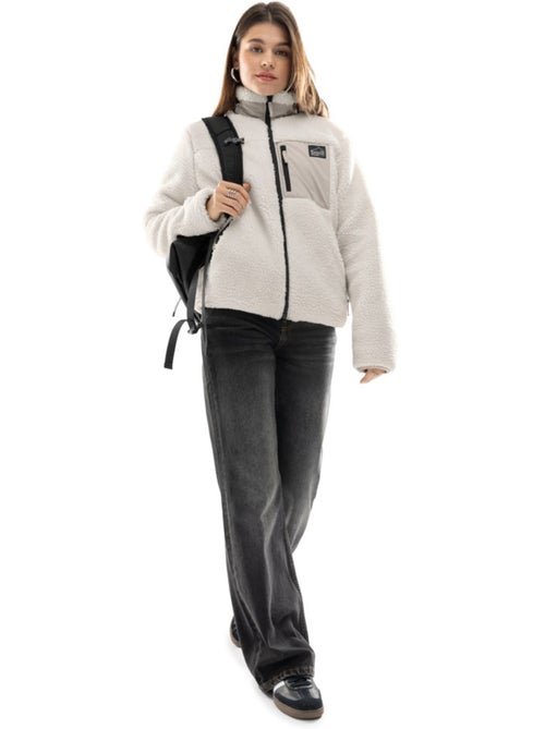 Giacca sherpa da donna lifestyle donna inari-w - Kiabi