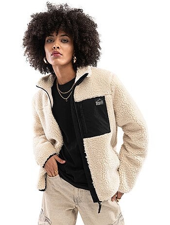 Giacca sherpa da donna lifestyle donna levi-w