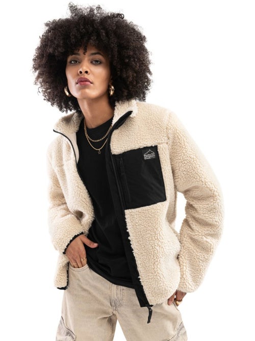 Giacca sherpa da donna lifestyle donna levi-w - Kiabi Giacca sherpa da donna lifestyle donna levi-w - Kiabi