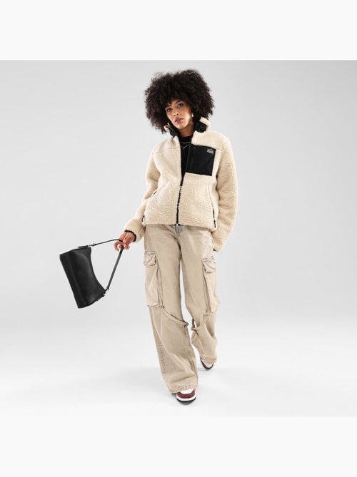 Giacca sherpa da donna lifestyle donna levi-w - Kiabi Giacca sherpa da donna lifestyle donna levi-w - Kiabi