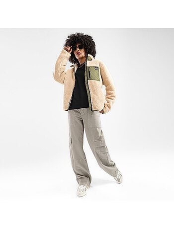 Giacca sherpa da donna lifestyle donna walnut-w