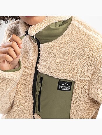 Giacca sherpa da donna lifestyle donna walnut-w