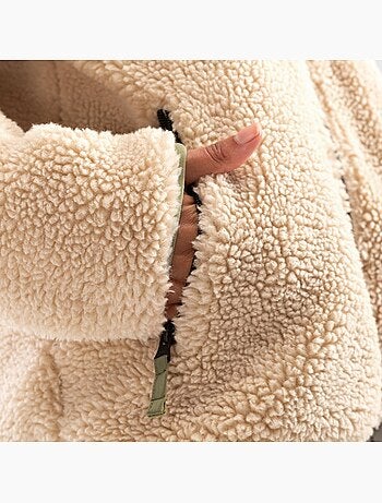 Giacca sherpa da donna lifestyle donna walnut-w