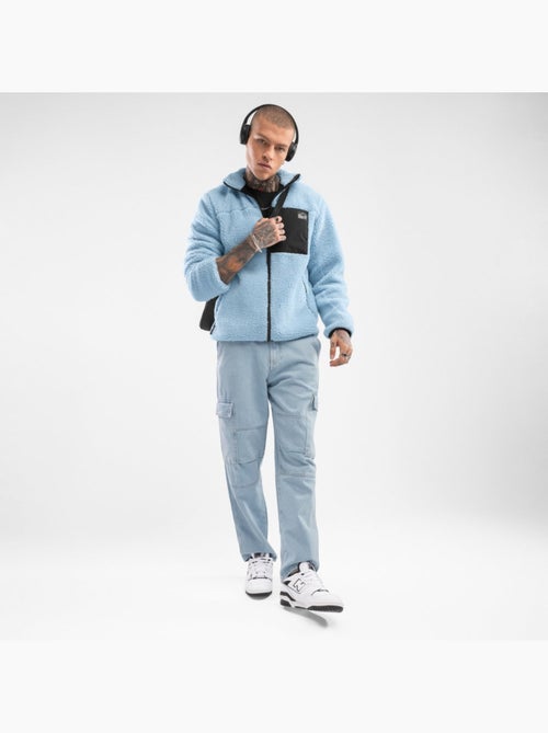 Giacca sherpa da uomo lifestyle uomo azure - Kiabi Giacca sherpa da uomo lifestyle uomo azure - Kiabi