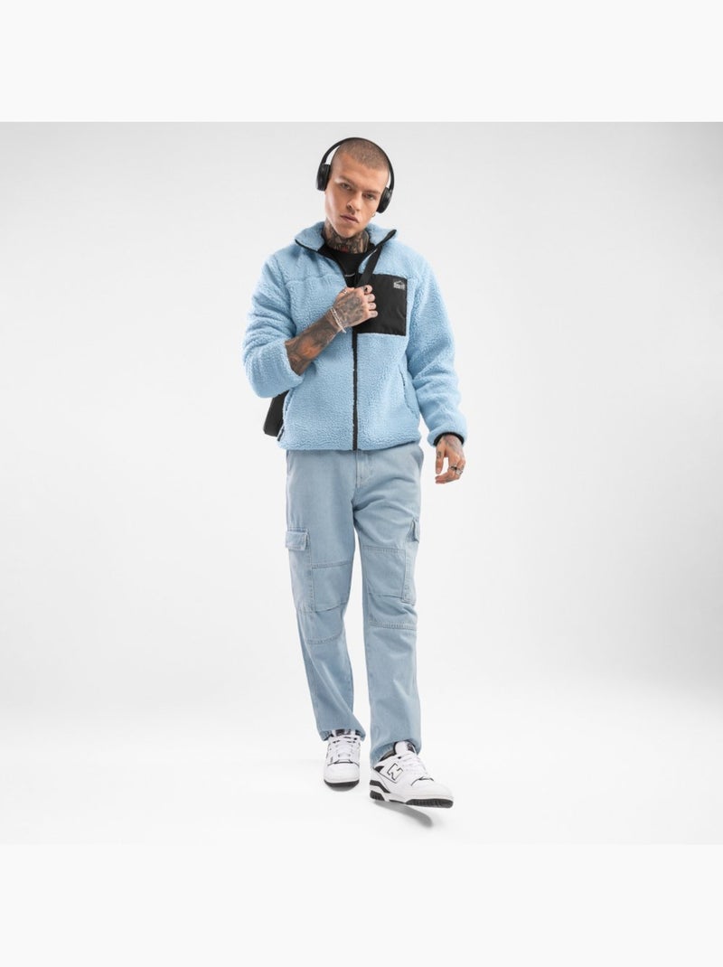 Giacca sherpa da uomo lifestyle uomo azure Blu - Kiabi