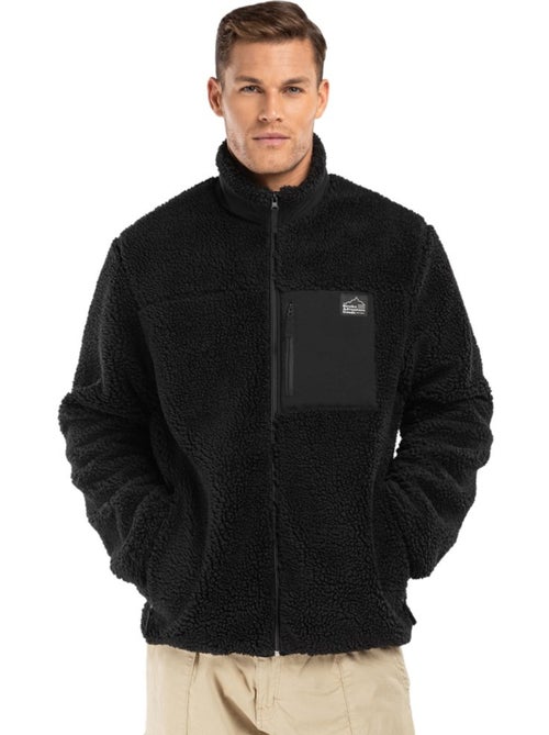 Giacca sherpa da uomo lifestyle uomo blackcomb - Kiabi Giacca sherpa da uomo lifestyle uomo blackcomb - Kiabi