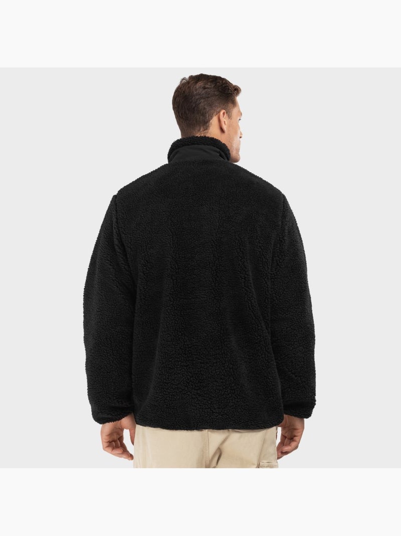Giacca sherpa da uomo lifestyle uomo blackcomb Nero - Kiabi