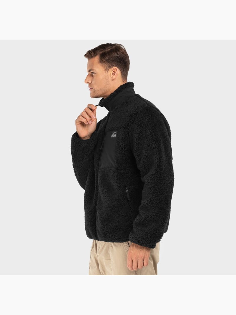 Giacca sherpa da uomo lifestyle uomo blackcomb Nero - Kiabi