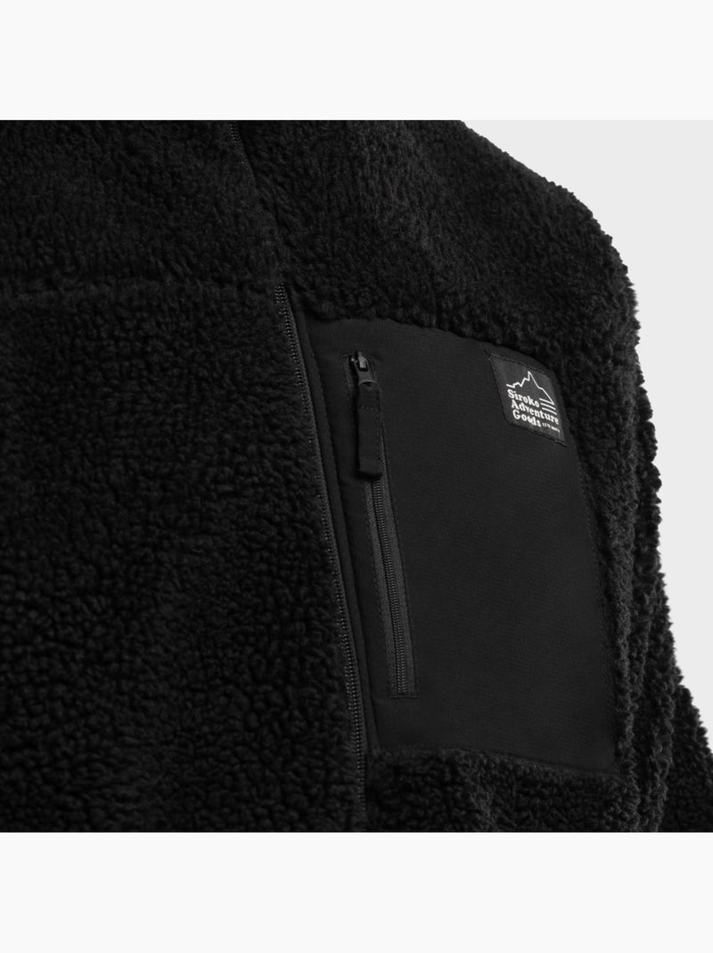 Giacca sherpa da uomo lifestyle uomo blackcomb Nero - Kiabi