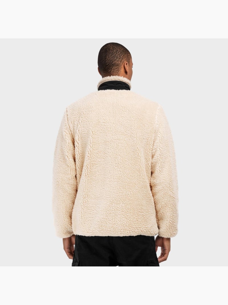 Giacca sherpa da uomo lifestyle uomo levi Beige - Kiabi