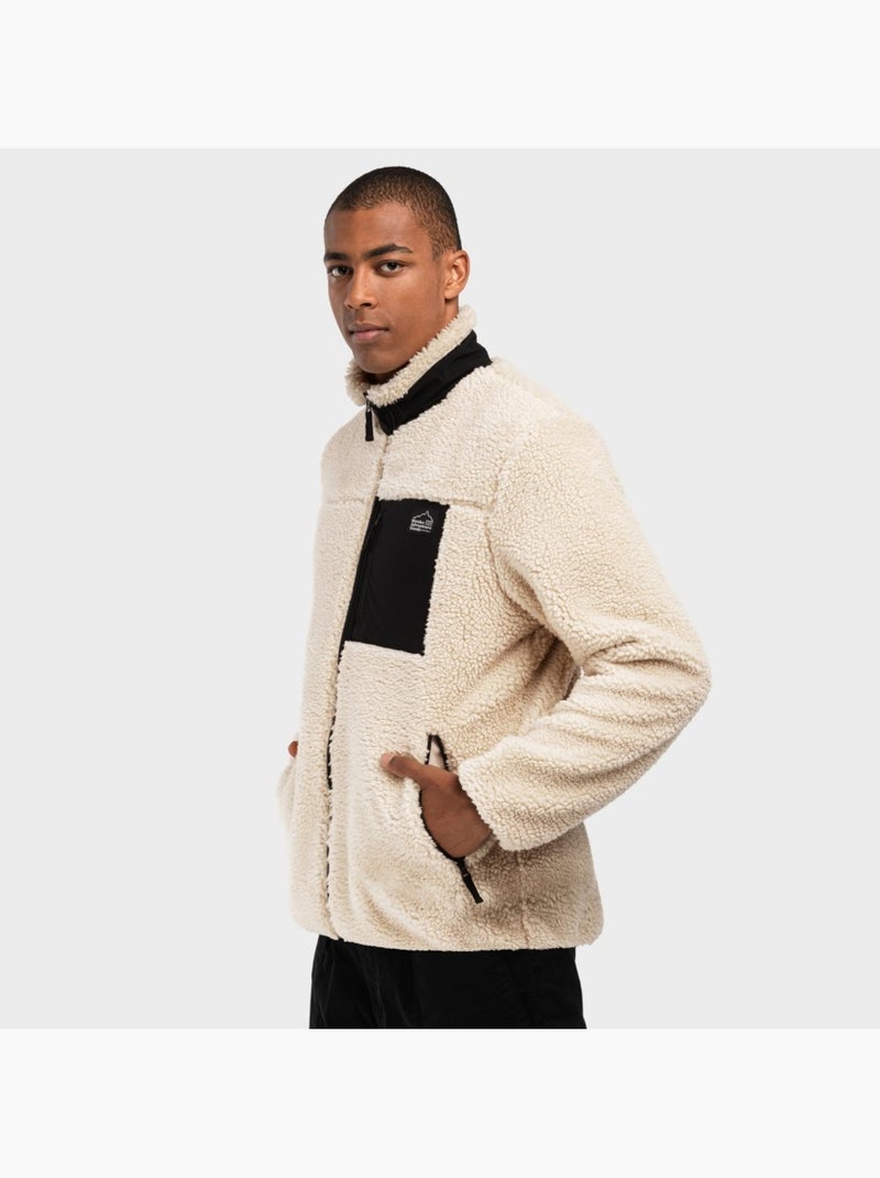 Giacca sherpa da uomo lifestyle uomo levi Beige - Kiabi
