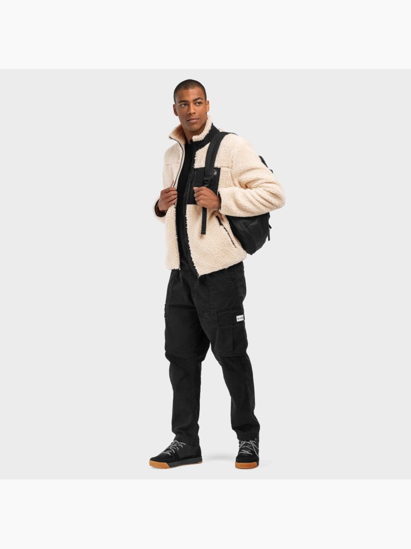 Giacca sherpa da uomo lifestyle uomo levi Beige - Kiabi