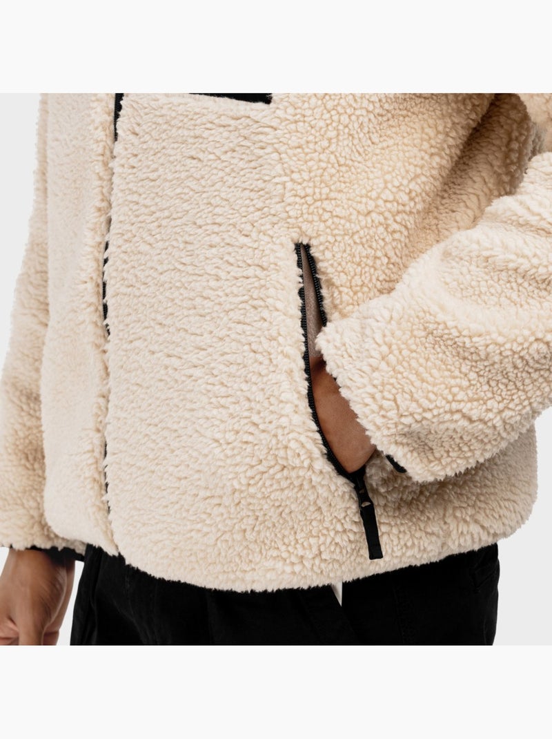 Giacca sherpa da uomo lifestyle uomo levi Beige - Kiabi