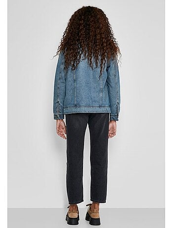 Giacca sherpa in denim Noisy May
