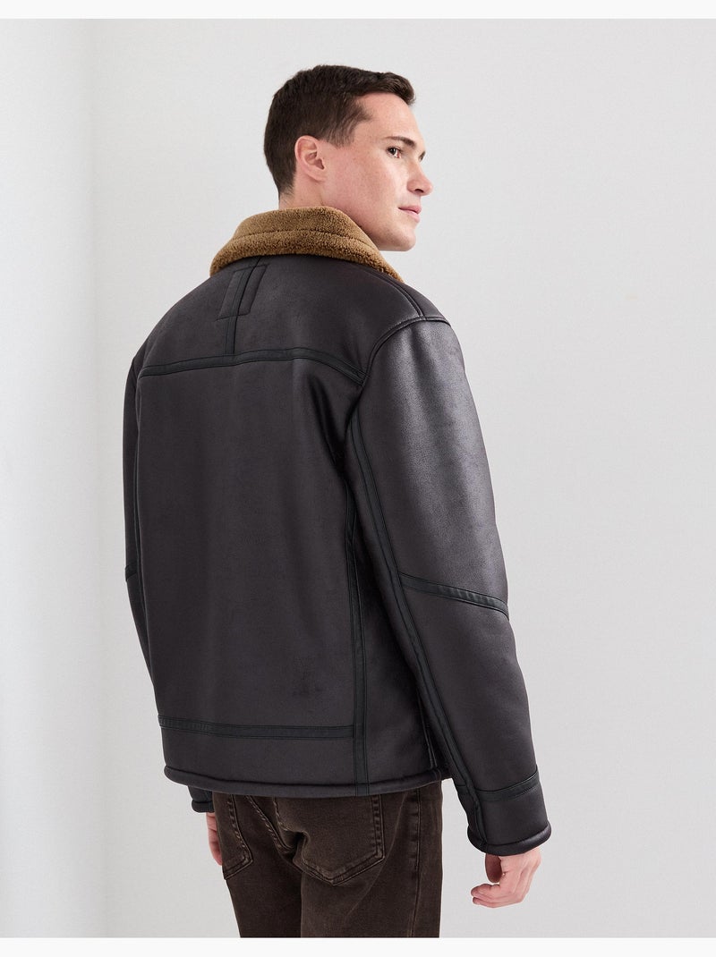 Giacca Sherpa, MO Fashion Marrone - Kiabi
