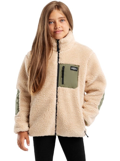 Giacca sherpa per bambine lifestyle bambini e bambine spirit-g - Kiabi Giacca sherpa per bambine lifestyle bambini e bambine spirit-g - Kiabi