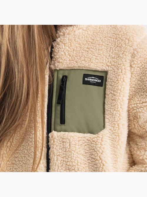 Giacca sherpa per bambine lifestyle bambini e bambine spirit-g - Kiabi Giacca sherpa per bambine lifestyle bambini e bambine spirit-g - Kiabi
