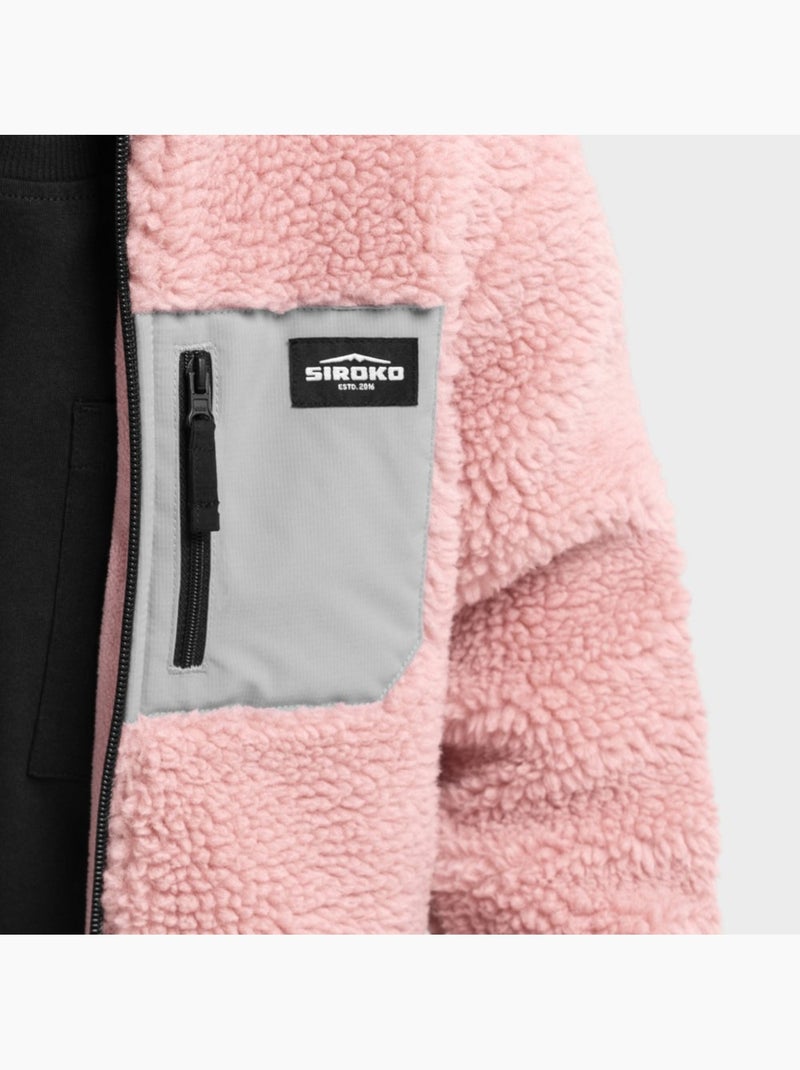 Giacca sherpa per bambini lifestyle bambini e bambine fairy Rosa - Kiabi