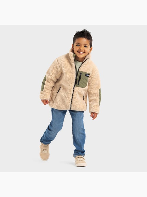 Giacca sherpa per bambini lifestyle bambini e bambine spirit - Kiabi Giacca sherpa per bambini lifestyle bambini e bambine spirit - Kiabi