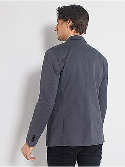 Giacca skinny con micro motivo - Kiabi