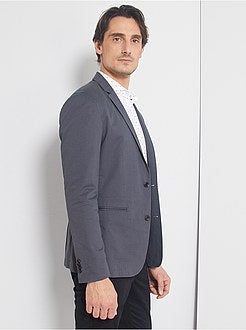 Giacca skinny con micro motivo - Kiabi