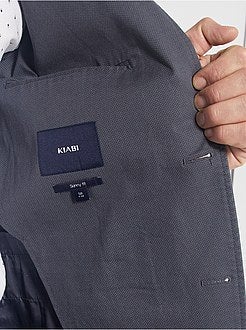 Giacca skinny con micro motivo - Kiabi