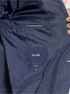 Giacca slim lino e cotone - Kiabi