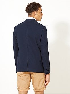 Giacca slim piqué - Kiabi