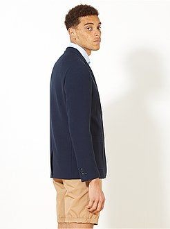 Giacca slim piqué - Kiabi