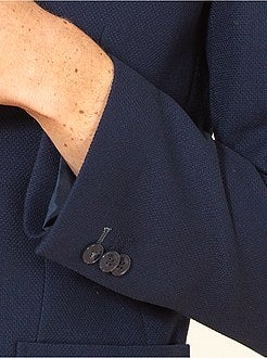 Giacca slim piqué - Kiabi