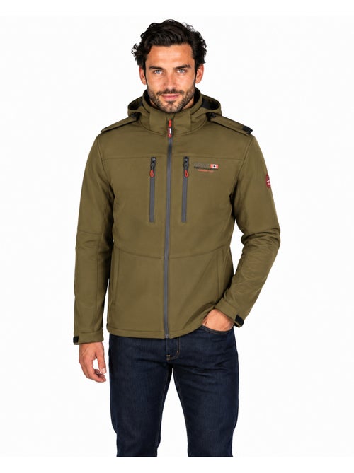 Giacca softshell antivento con cappuccio removibile timmexeak – canadian peak - Kiabi