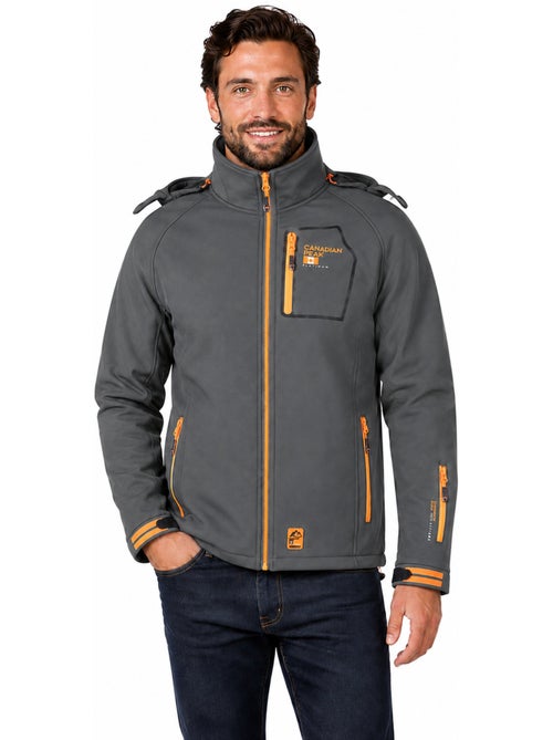 Giacca softshell antivento con cappuccio riziereak – canadian peak - Kiabi Giacca softshell antivento con cappuccio riziereak – canadian peak - Kiabi