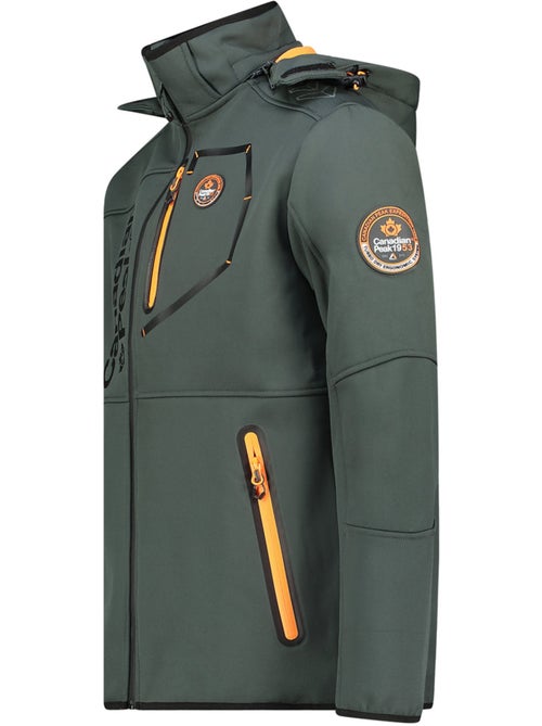 Giacca softshell antivento con cappuccio royauteak – canadian peak - Kiabi Giacca softshell antivento con cappuccio royauteak – canadian peak - Kiabi