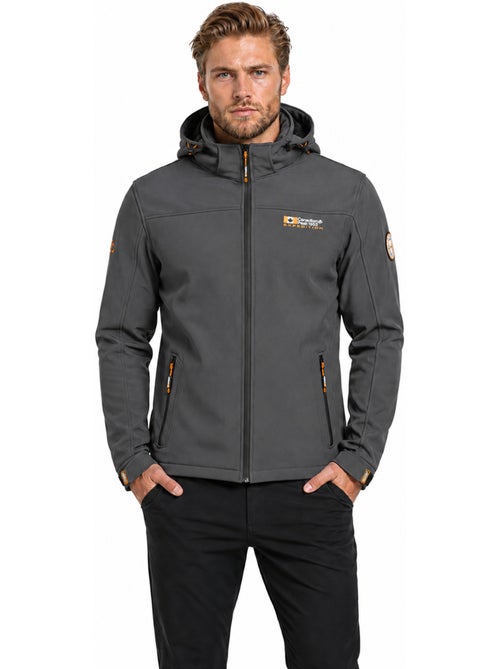 Giacca softshell antivento con cappuccio takeneak – canadian peak - Kiabi Giacca softshell antivento con cappuccio takeneak – canadian peak - Kiabi