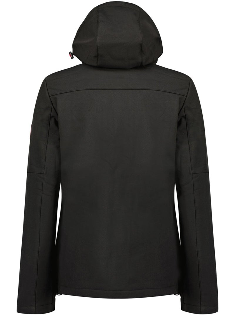 Giacca softshell antivento foderata in pile timmexeak – canadian peak Nero - Kiabi
