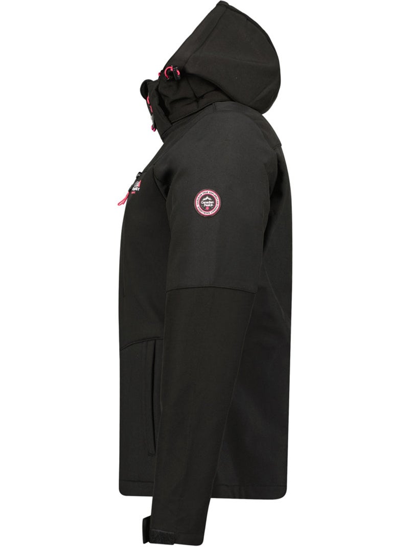 Giacca softshell antivento foderata in pile timmexeak – canadian peak Nero - Kiabi
