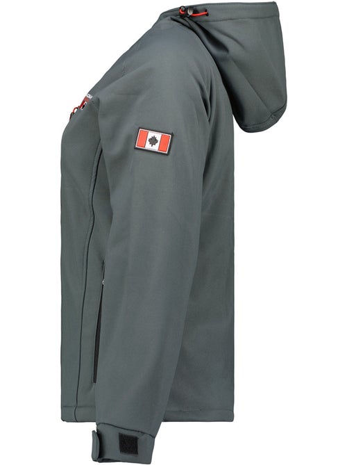 Giacca softshell con cappuccio foderata in pile tacereak – canadian peak - Kiabi Giacca softshell con cappuccio foderata in pile tacereak – canadian peak - Kiabi