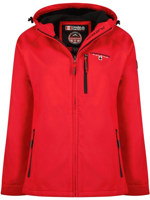 Giacca softshell con cappuccio foderata in pile tacereak – canadian peak - Kiabi Giacca softshell con cappuccio foderata in pile tacereak – canadian peak - Kiabi