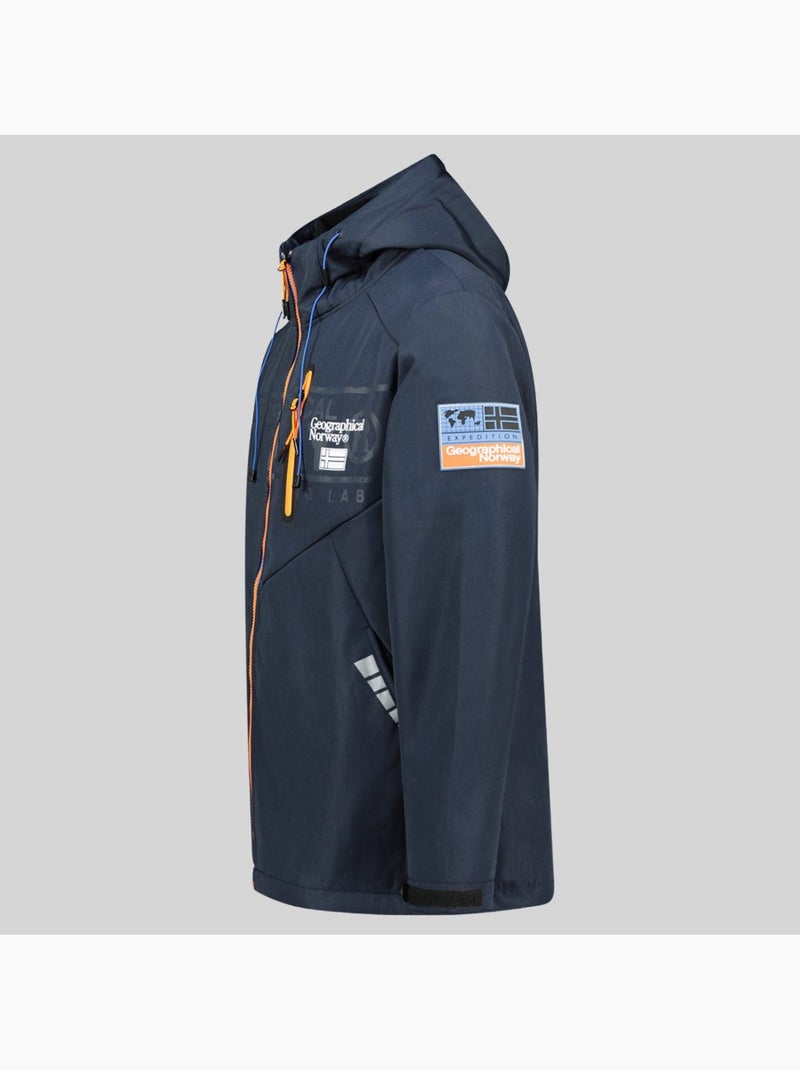 Giacca softshell con cappuccio raoul – geographical norway Nero - Kiabi