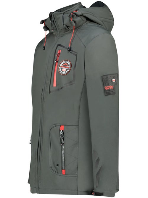Giacca softshell con cappuccio regolabile tacibeak – canadian peak - Kiabi Giacca softshell con cappuccio regolabile tacibeak – canadian peak - Kiabi