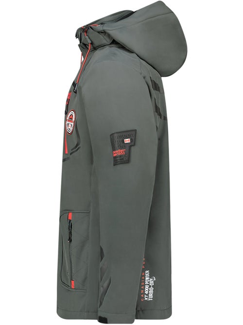 Giacca softshell con cappuccio regolabile tacibeak – canadian peak - Kiabi Giacca softshell con cappuccio regolabile tacibeak – canadian peak - Kiabi