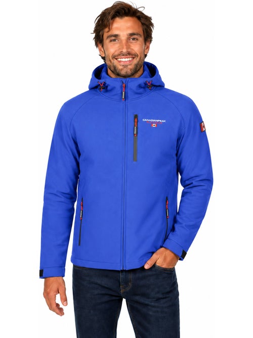 Giacca softshell con cappuccio regolabile takiteak – canadian peak - Kiabi