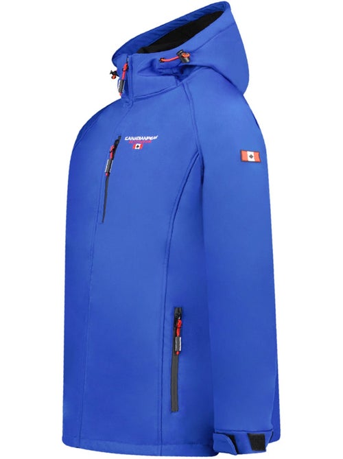 Giacca softshell con cappuccio regolabile takiteak – canadian peak - Kiabi