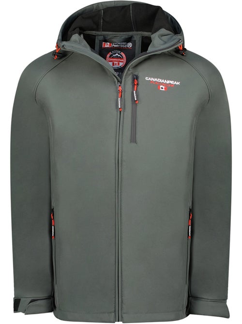 Giacca softshell con cappuccio regolabile takiteak – canadian peak - Kiabi Giacca softshell con cappuccio regolabile takiteak – canadian peak - Kiabi