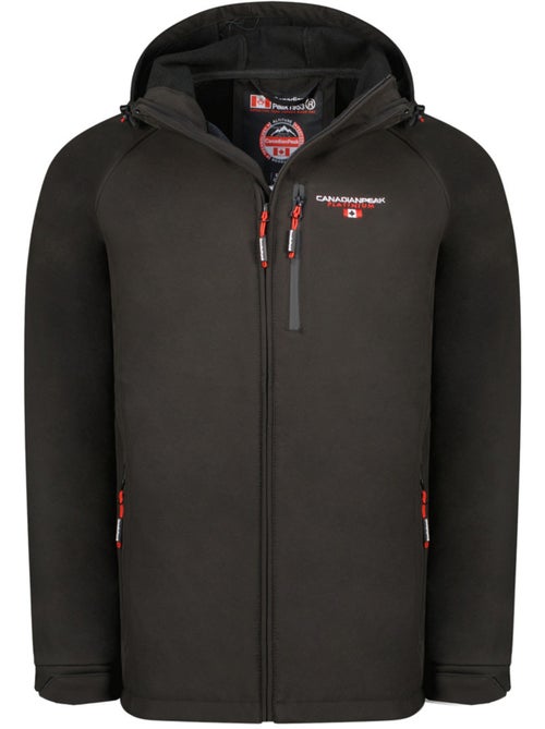 Giacca softshell con cappuccio regolabile takiteak – canadian peak - Kiabi