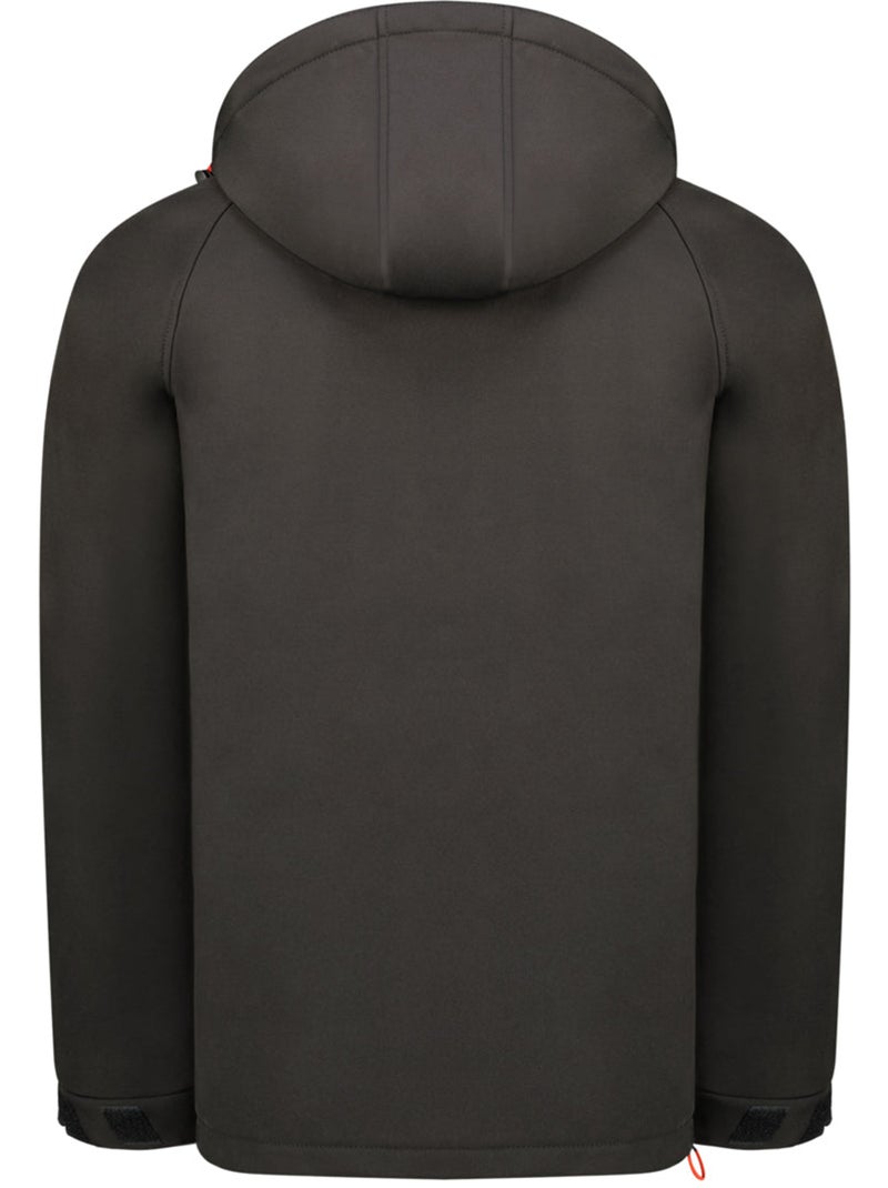 Giacca softshell con cappuccio regolabile takiteak – canadian peak Nero - Kiabi
