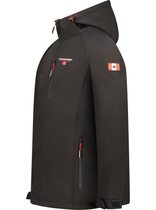 Giacca softshell con cappuccio regolabile takiteak – canadian peak - Kiabi