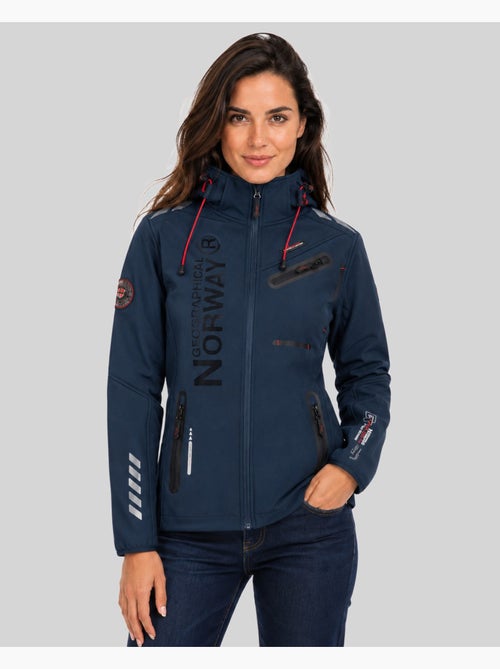 Giacca softshell con cappuccio reine – geographical norway - Kiabi