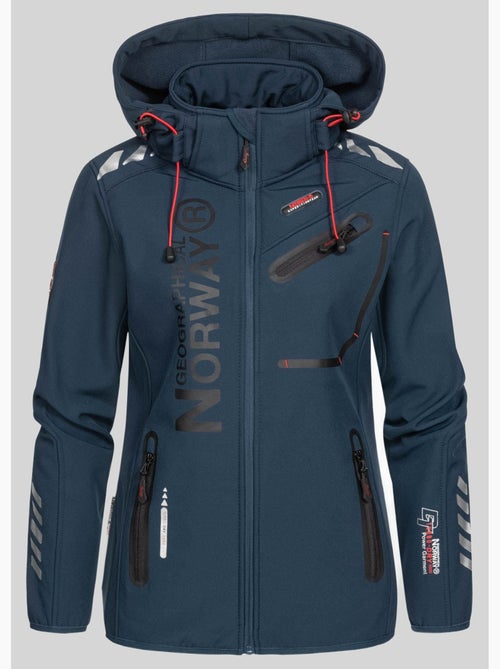 Giacca softshell con cappuccio reine – geographical norway - Kiabi