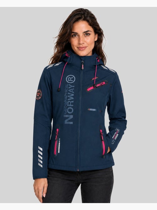 Giacca softshell con cappuccio reine – geographical norway - Kiabi